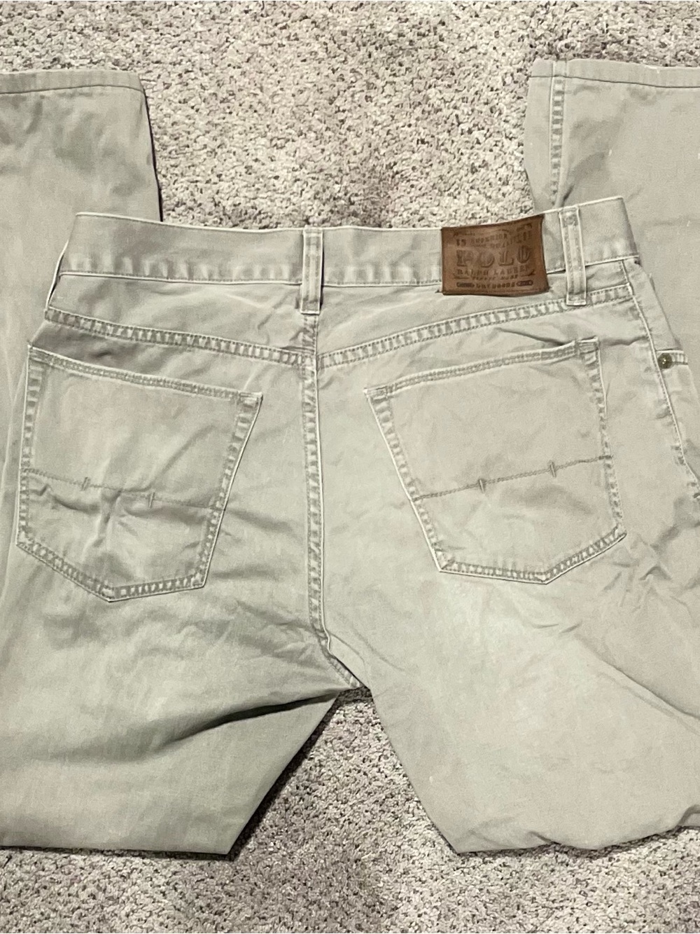 Vintage Polo Ralph Lauren Women’s Khaki Straight Leg Jeans Size 32